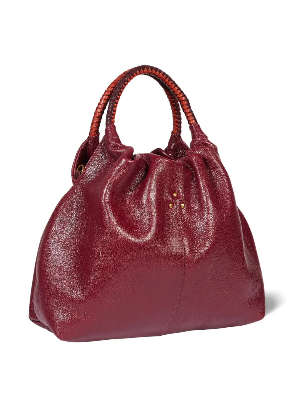 Jérôme Dreyfuss Gordi M braided handle tote bag - Rood