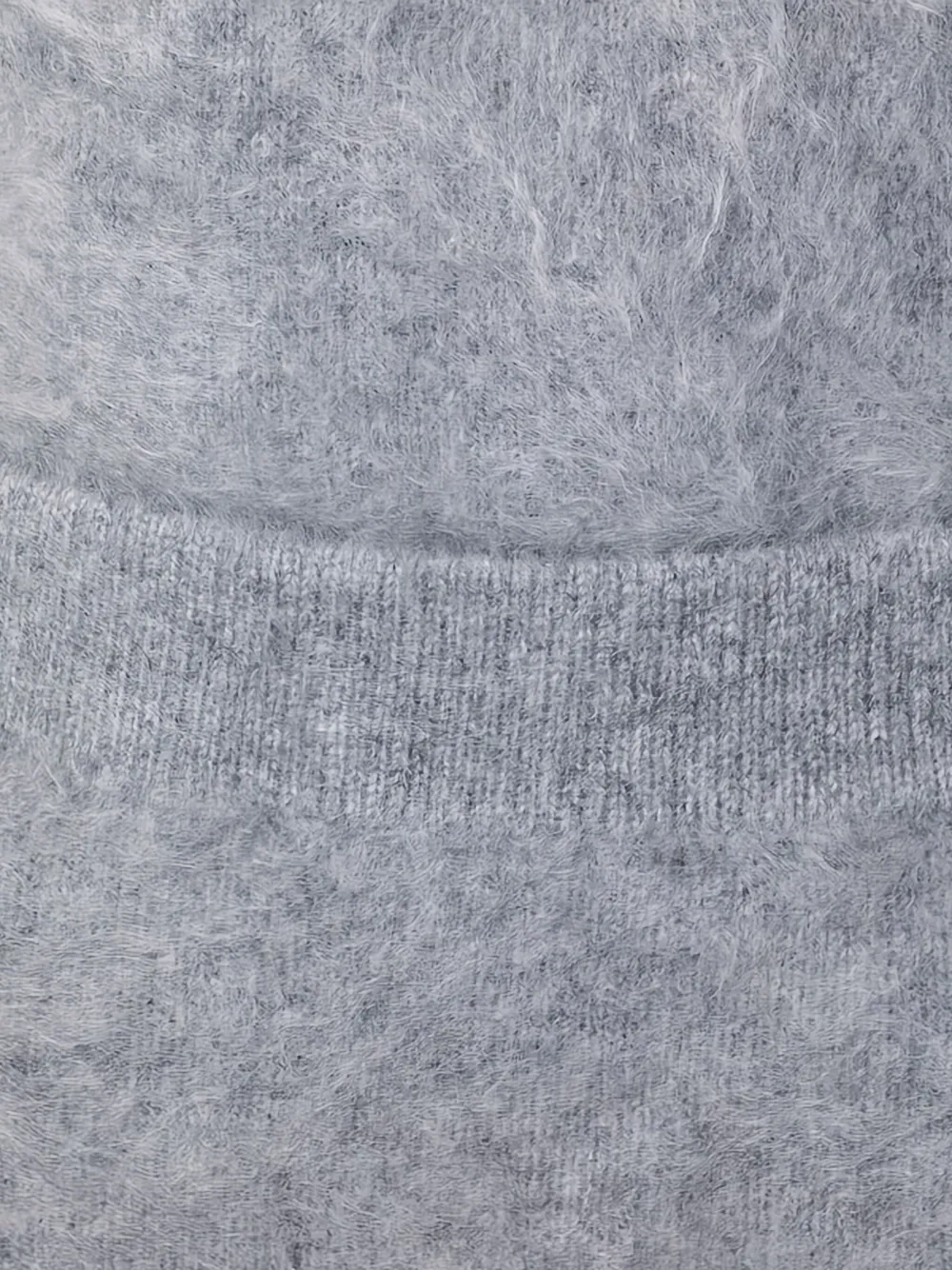 Almada Label Straight rok van wolblend Grijs