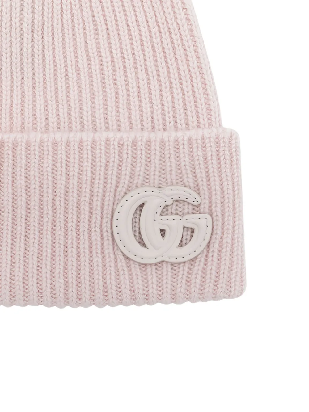 Gucci Muts met logopatch Roze