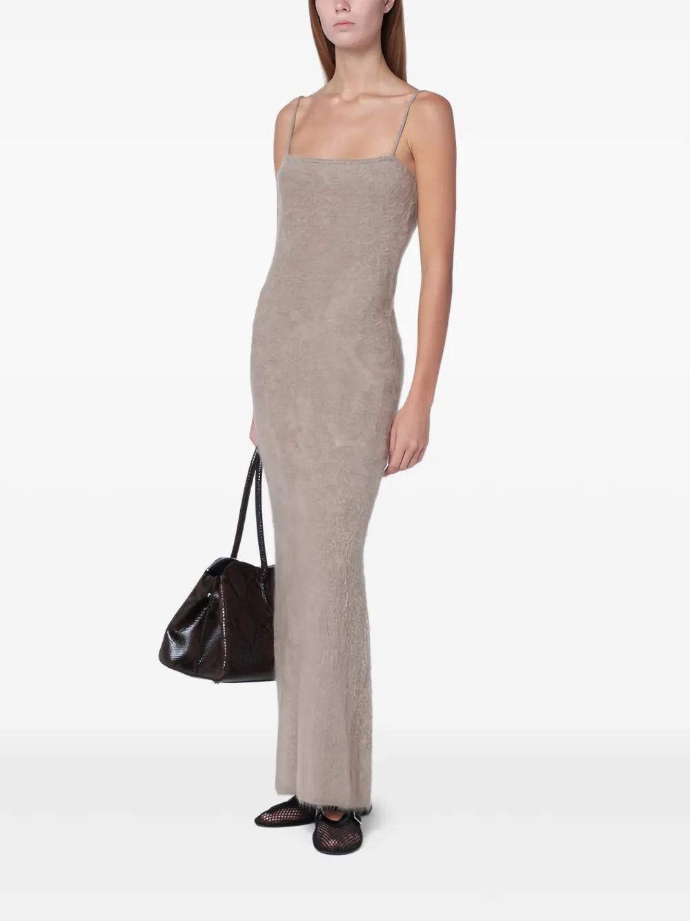 Almada Label Fiona maxi-jurk - Beige