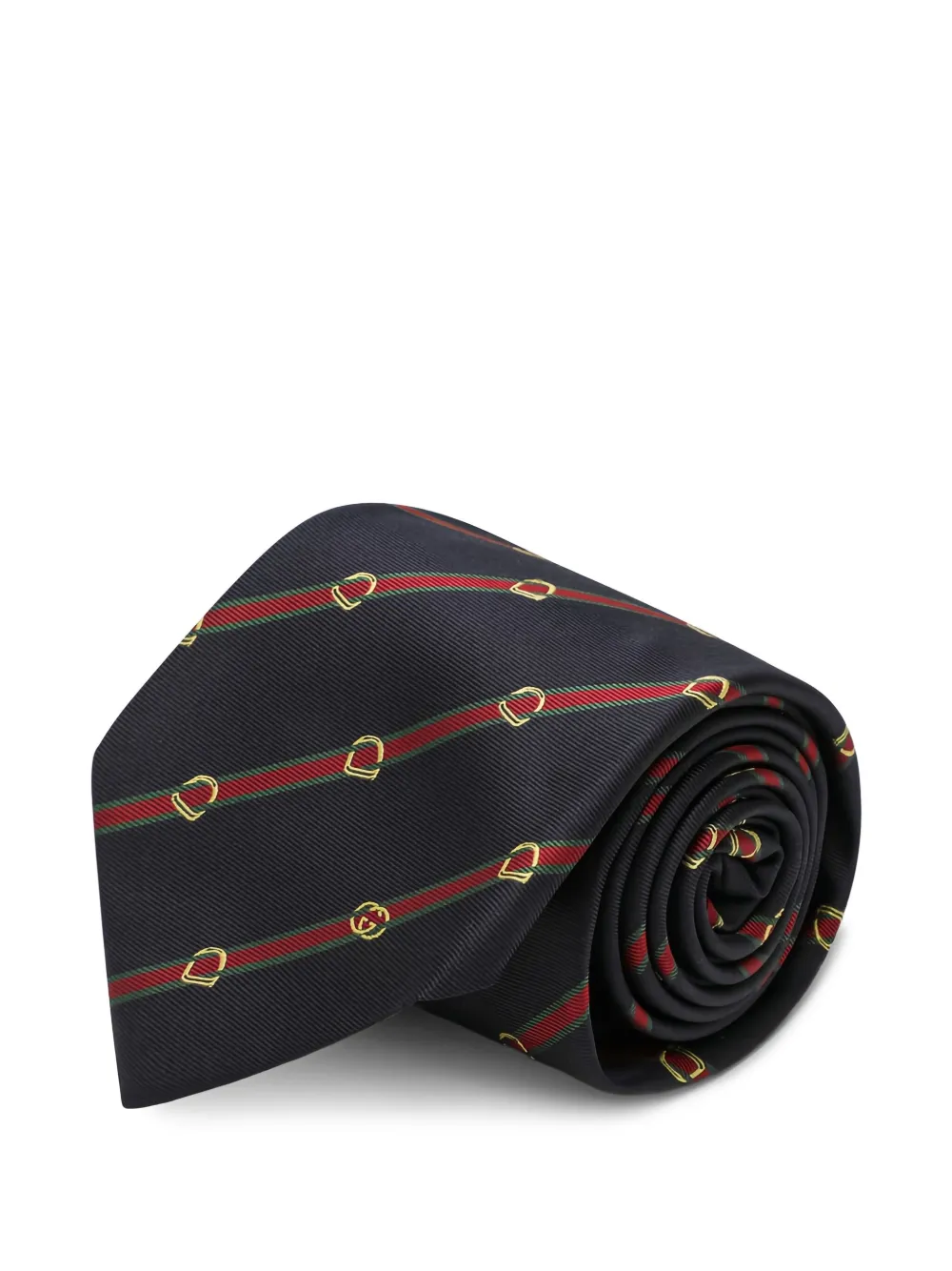 Gucci stripe emblem tie | Image 2