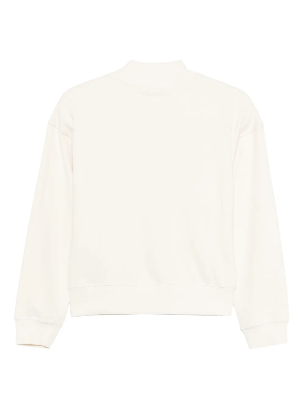 DKNY Sweater met hoge hals en logo Beige