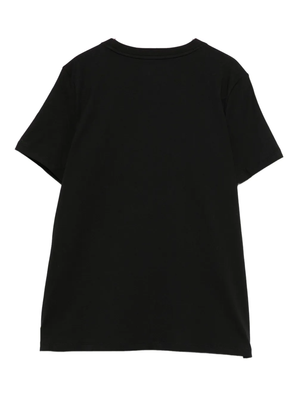 Dkny Logo-embellished T-shirt In Black