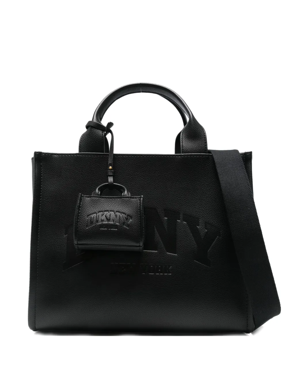 Dkny Medium Hadlee Tote Bag In Black