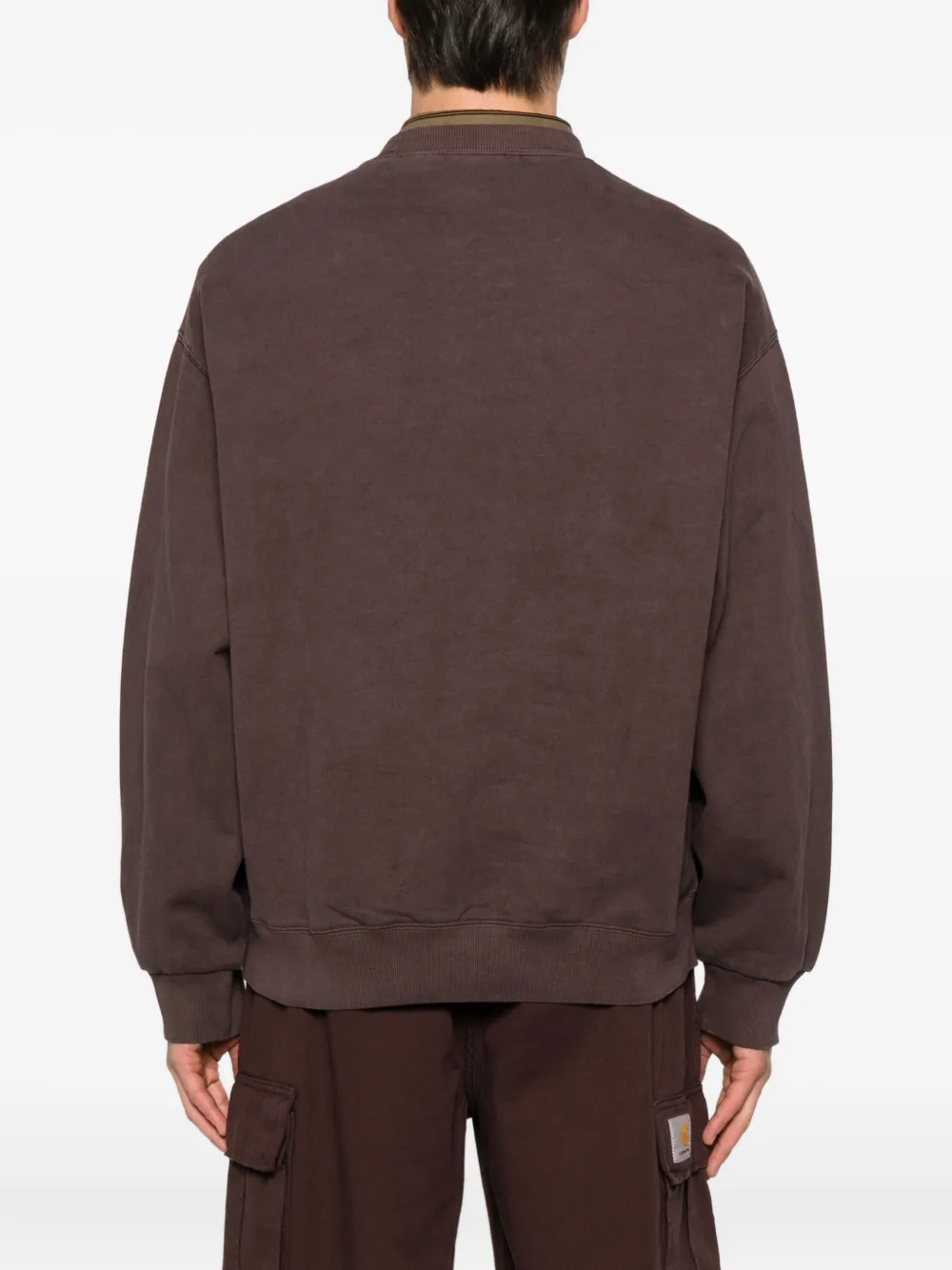 Carhartt Vista Sweat Garment Dyed Sweatshirts Brown In Neutral