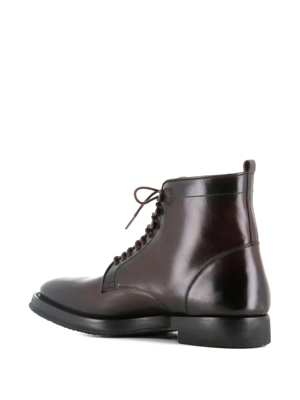Alberto Fasciani 30mm lace-up leather boots Bruin