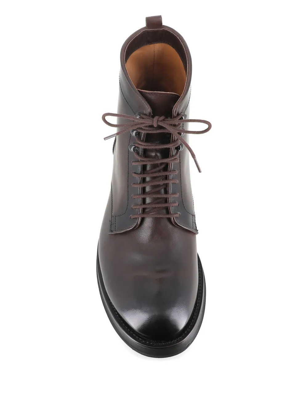 Alberto Fasciani 30mm lace-up leather boots Bruin
