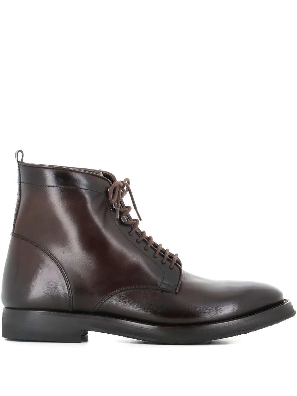 Alberto Fasciani botas con agujetas y tacón de 30mm | marrón | Image 1