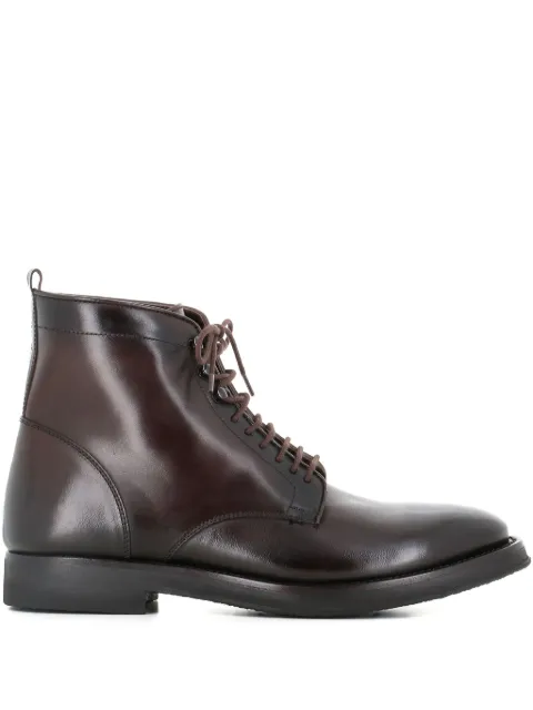Alberto Fasciani botas con agujetas y tacón de 30mm