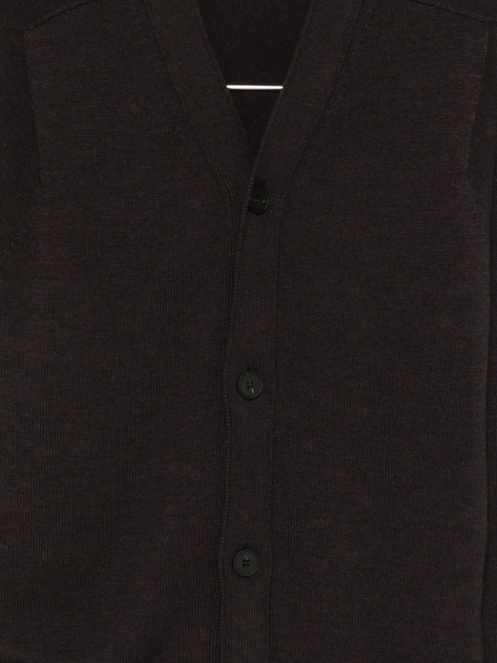Studio Nicholson Trey Superkid Mohair Cardigan In Brown