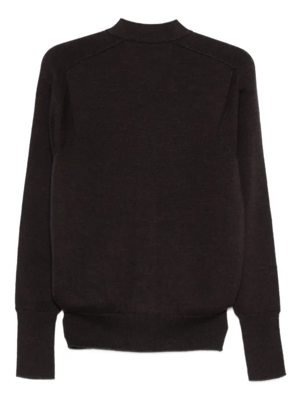 【STUDIO NICHOLSON】ウールカーディガン Studio Nicholson ウール カーディガン | ブラウン | FARFETCH JP