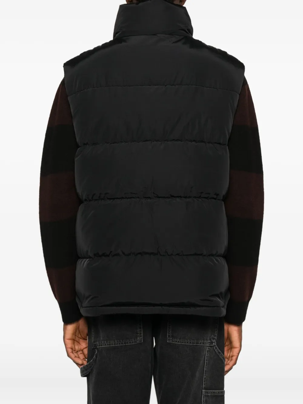 Carhartt WIP Bodywarmer met drukknopen Zwart
