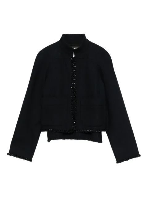 CHANEL Pre-Owned chamarra de tweed 2016