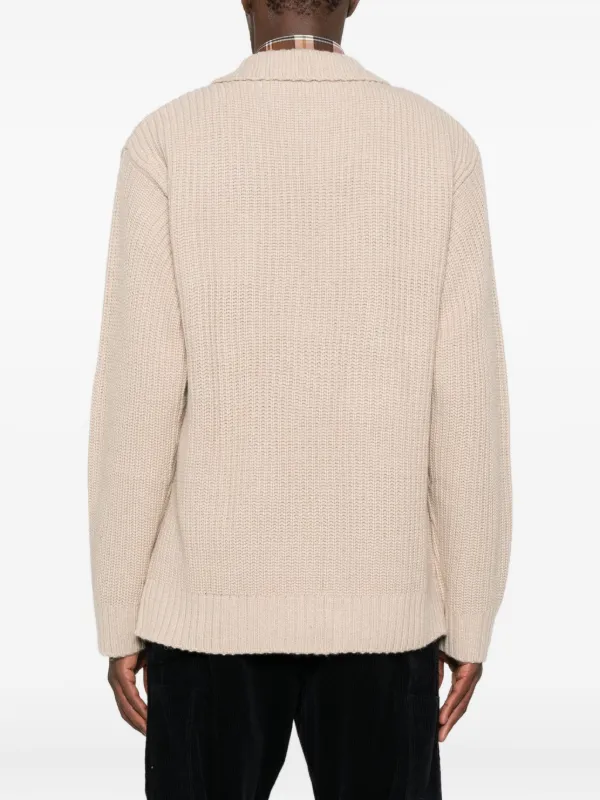 Carhartt WIP ロゴパッチ カーディガン | ニュートラル | FARFETCH JP