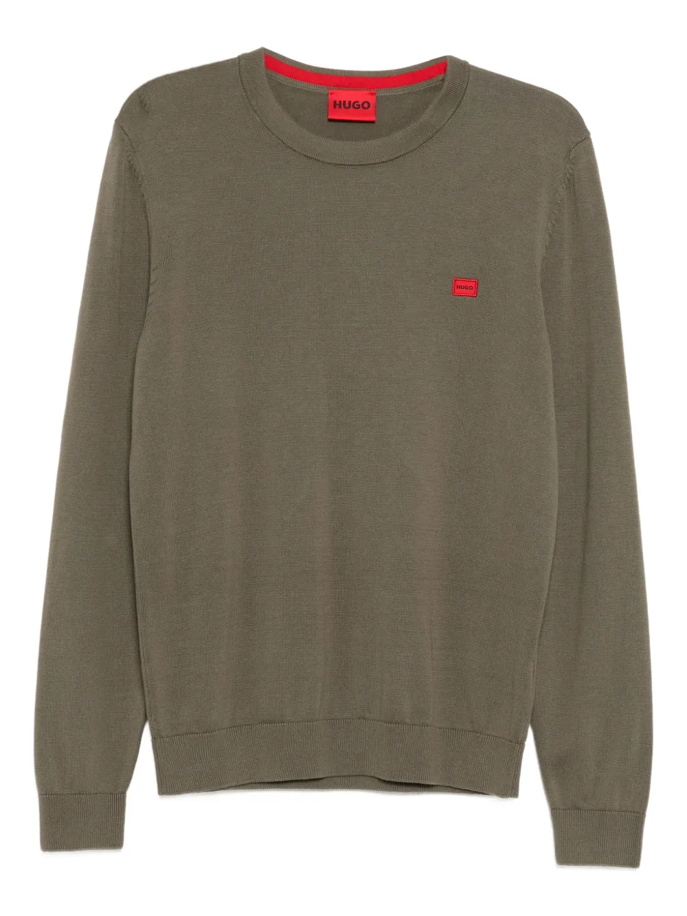 HUGO top con logo bordado | gris | Image 1