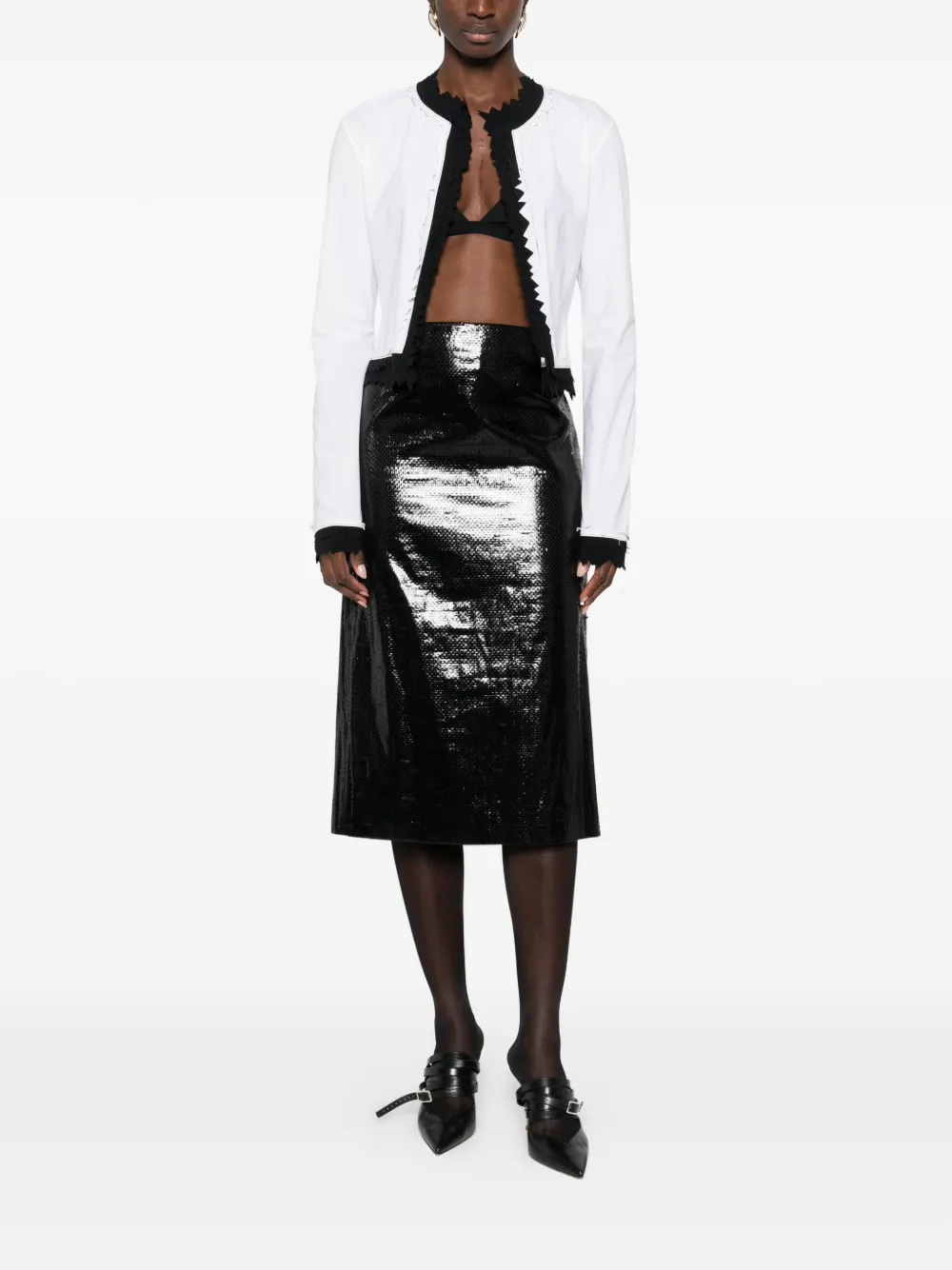 CHANEL Pre-Owned 2001 cropped jacket | Image 2