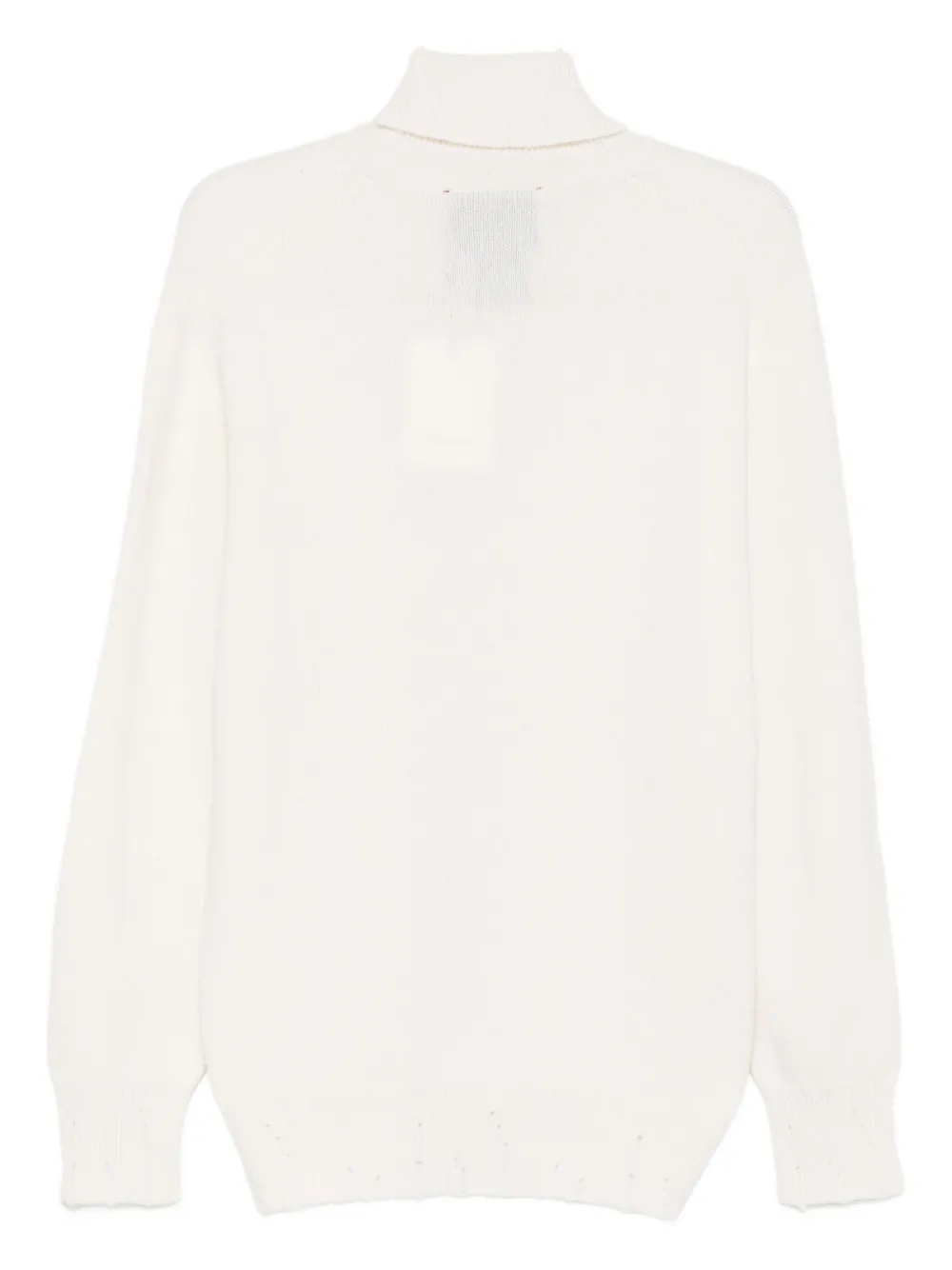 AMARÁNTO roll-neck embroidered sweater - Wit
