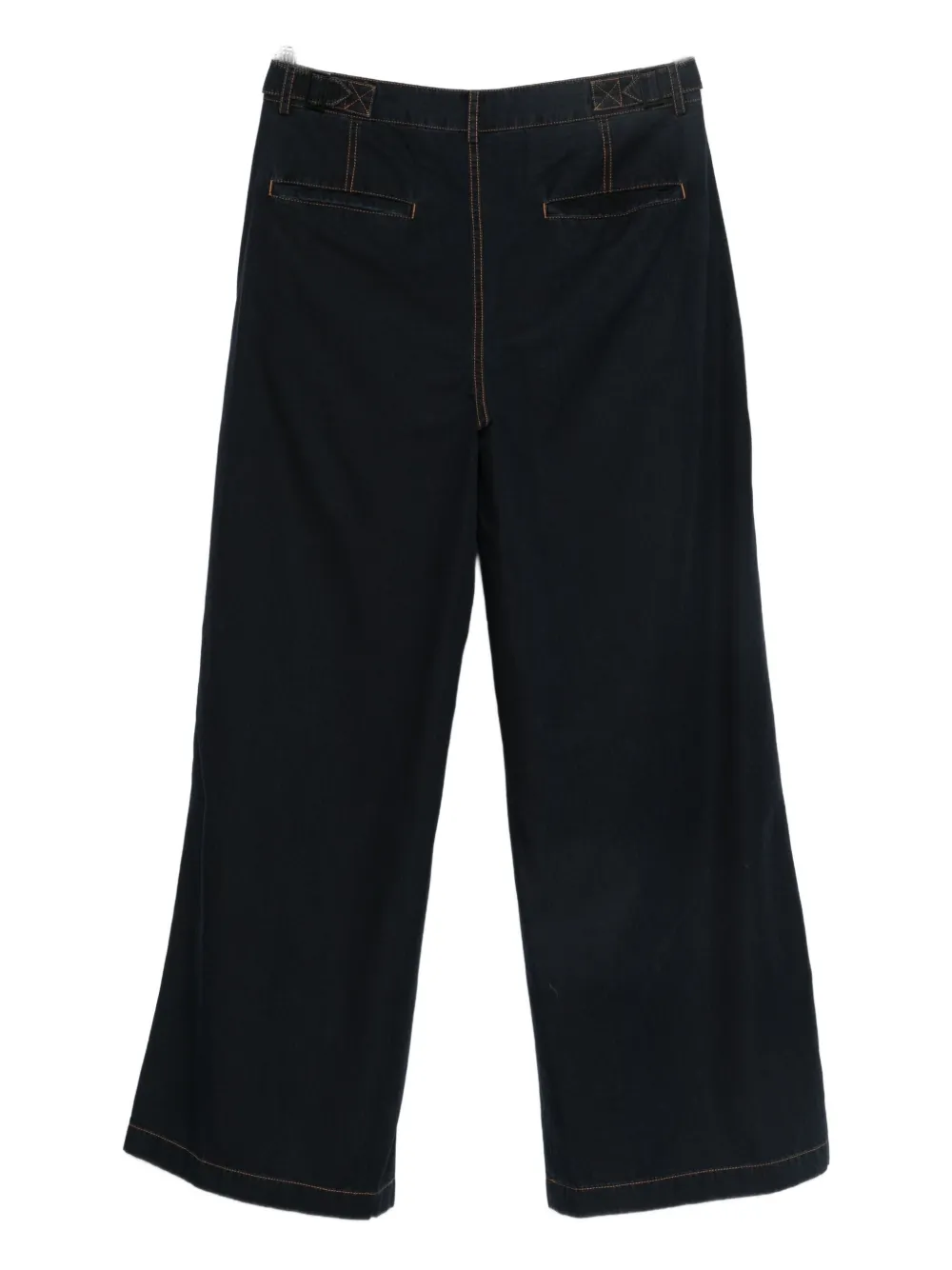 Juunj Pleat-detail Jeans In Black