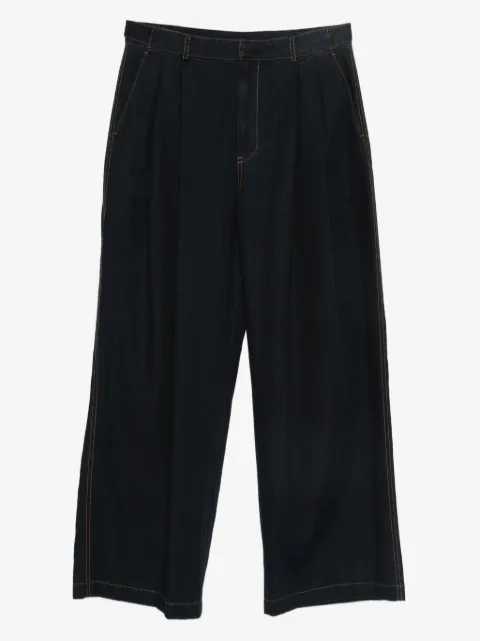 Juun.J pleat-detail jeans