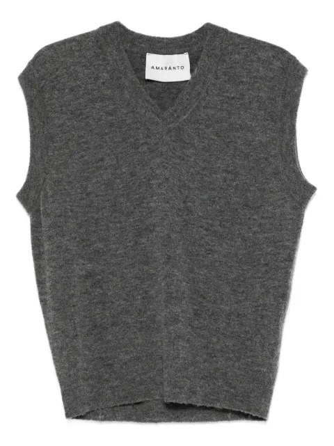 AMARÁNTO v-neck sleeveless vest