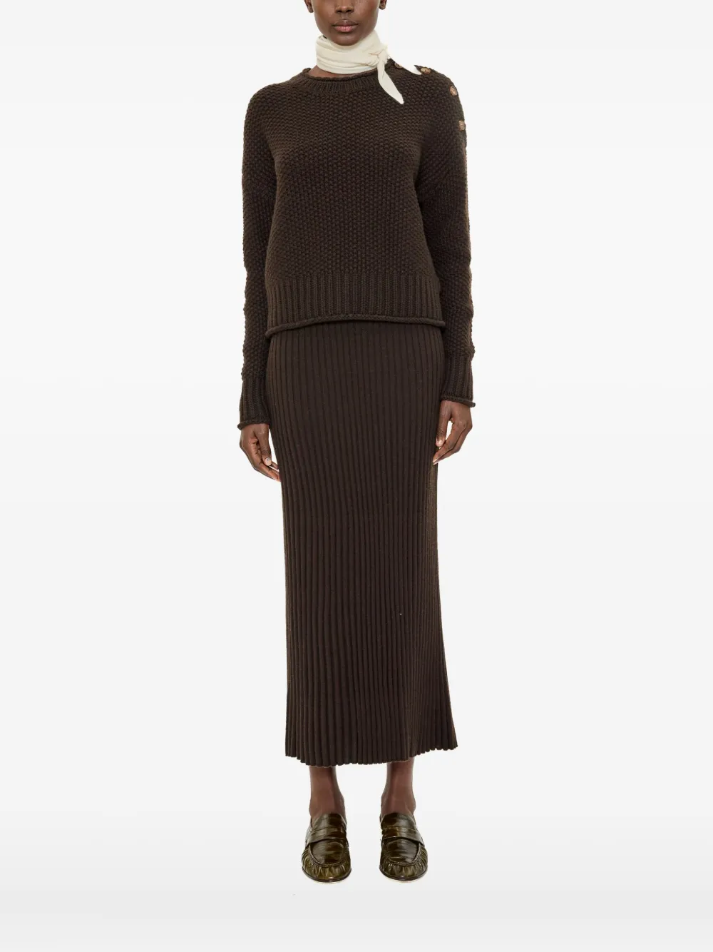 arch4 button jumper | Brown | Image 1