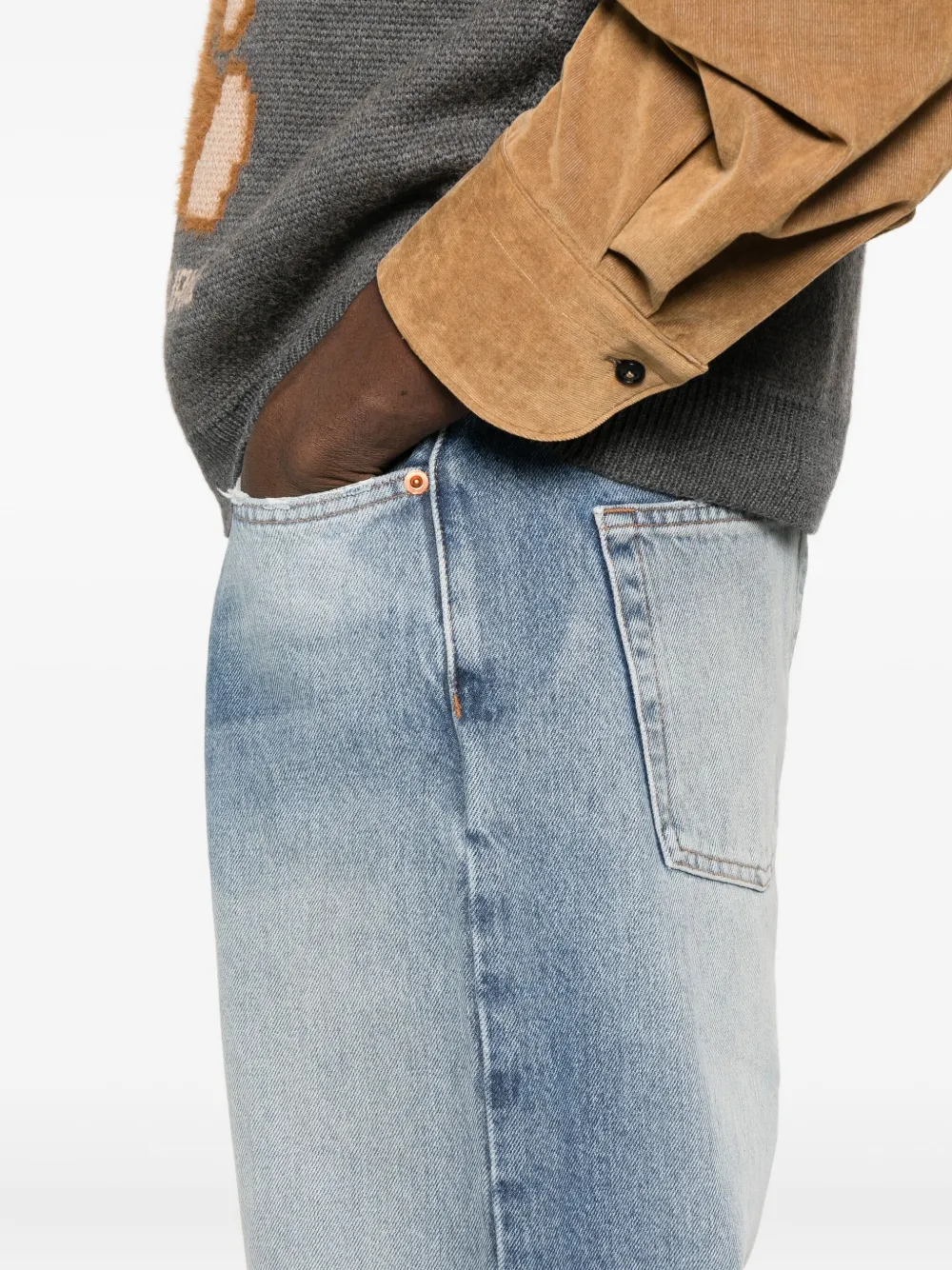 Magliano Ruimvallende jeans Blauw