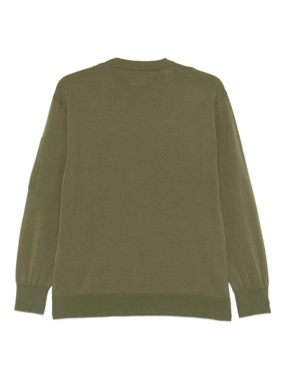 C.P. Company lens-detail crew-neck sweater - Groen