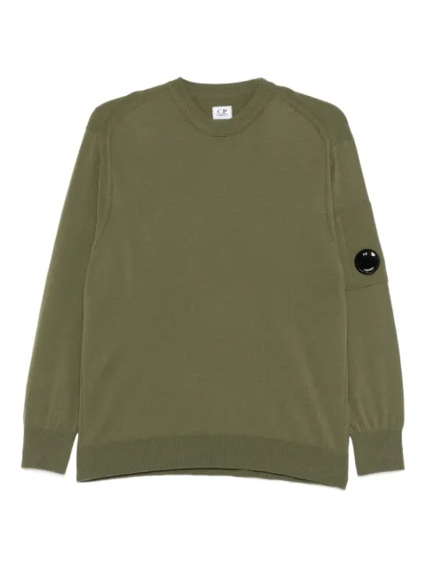 C.P. Company suéter con detalle de lente