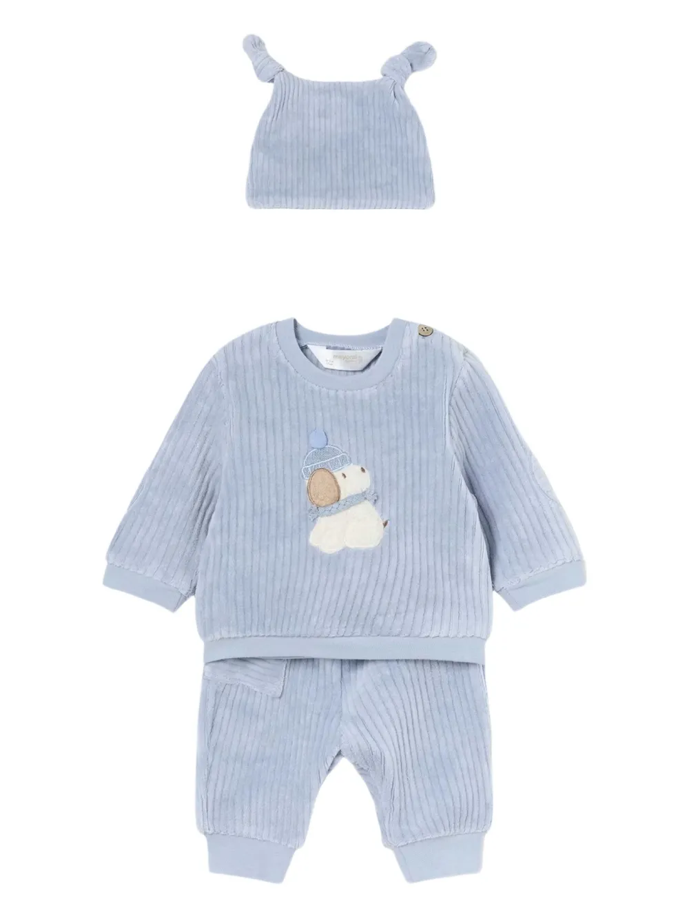 Mayoral corduroy appliqué set | Blue | Image 1