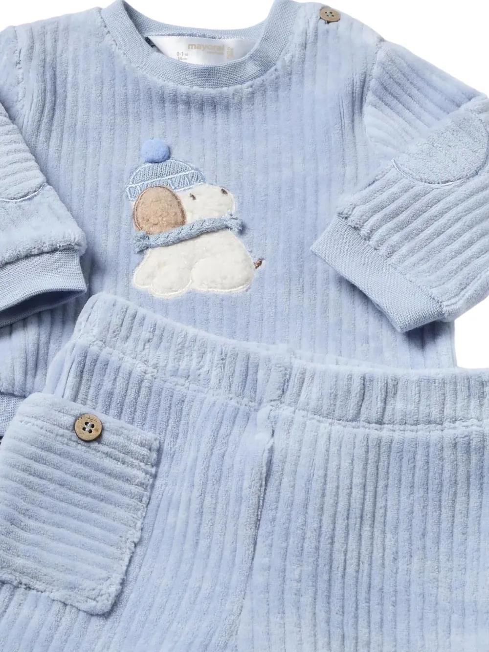 Mayoral corduroy appliqué set | Tracksuit Sets | Image 2