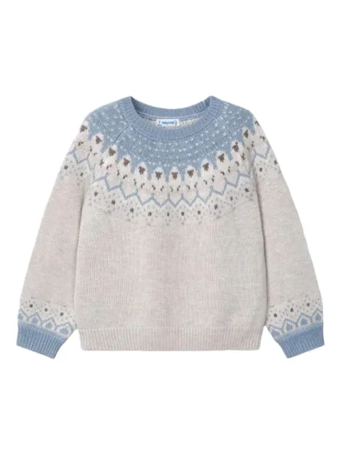 Mayoral jacquard pattern sweater