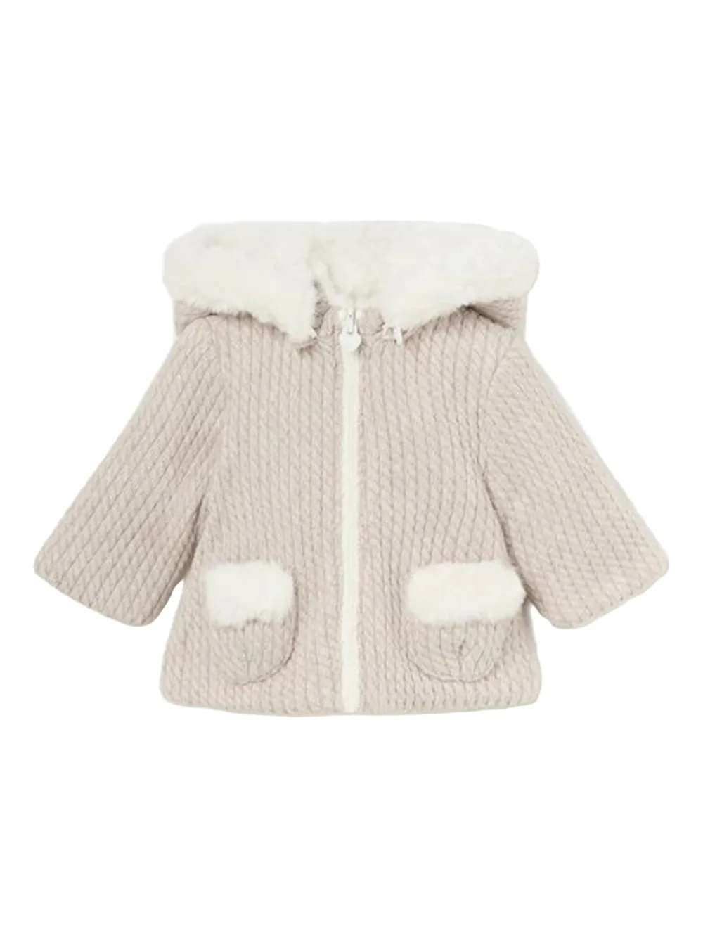 Mayoral hooded reversible jacket | Neutrals | Image 1