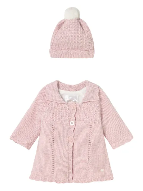 Mayoral scallop-trim coat