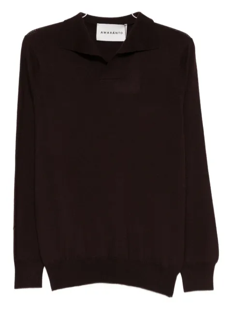 AMARÁNTO jersey con cuello de polo