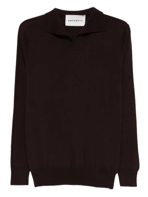 AMARÁNTO polo-collar sweater
