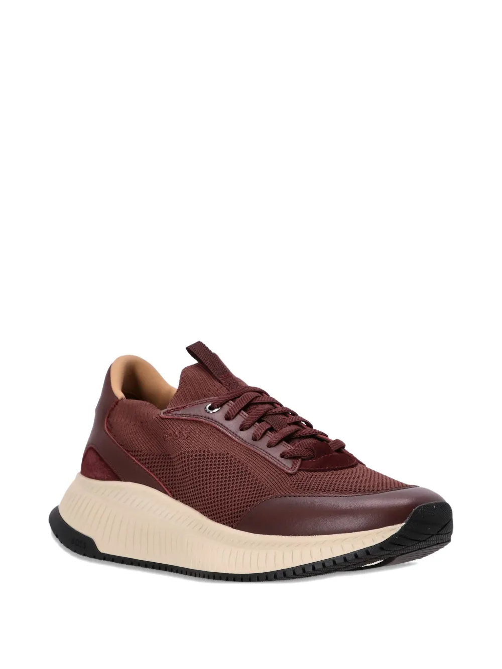 BOSS TTNM Evo sneakers met vlakken Rood