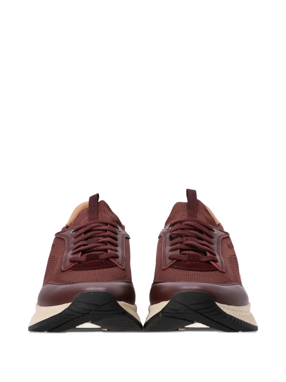 BOSS TTNM Evo sneakers met vlakken Rood