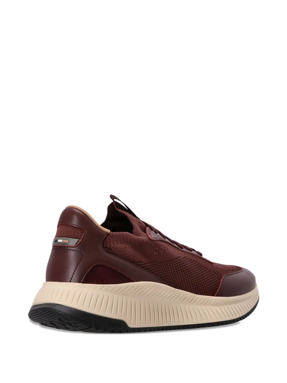 BOSS TTNM Evo sneakers met vlakken Rood