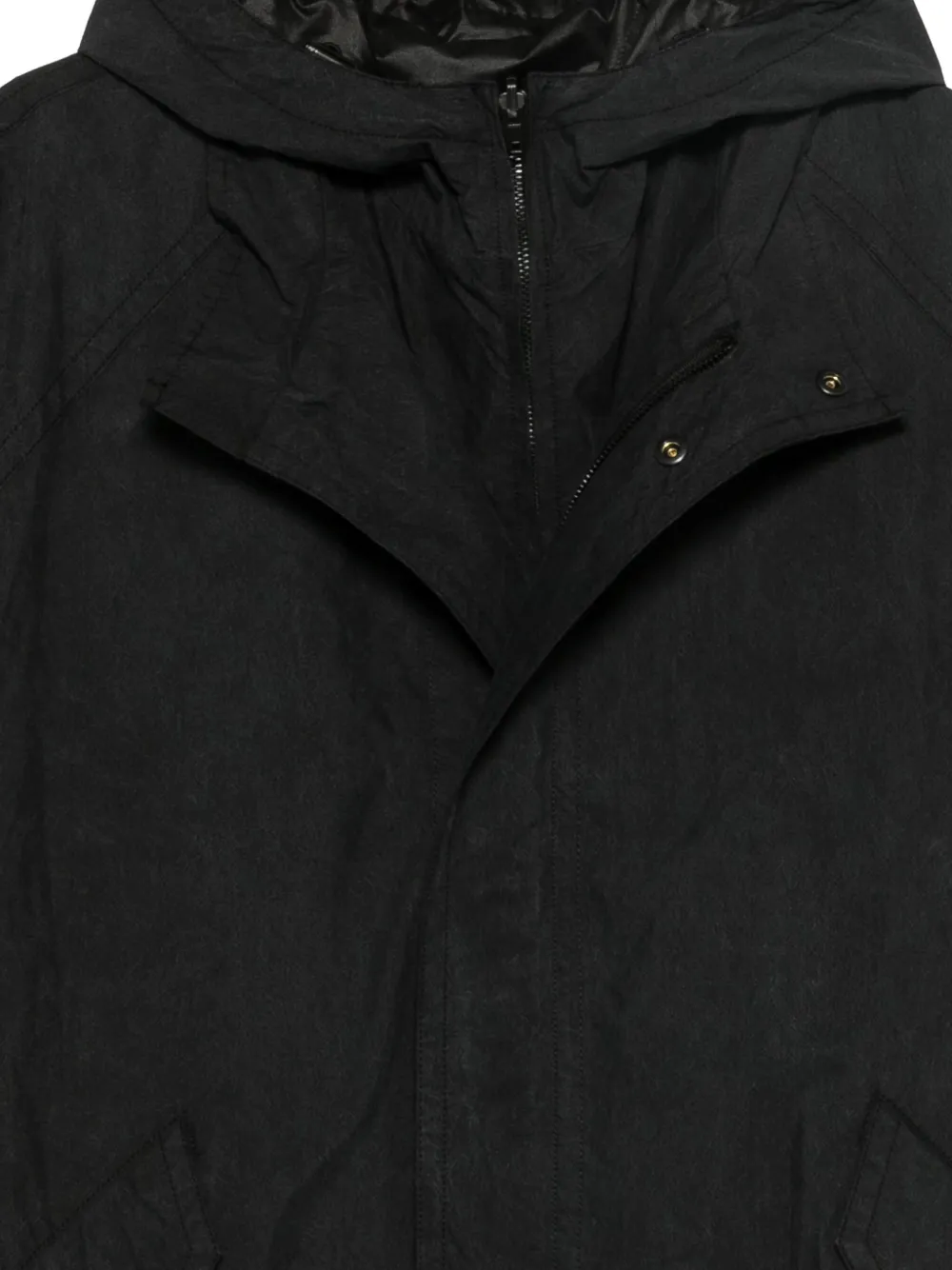 Juun.J Jas met capuchon Zwart