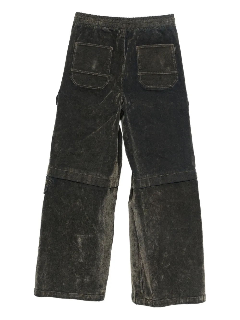 Juun.J Cargo jeans met trekkoord - Bruin