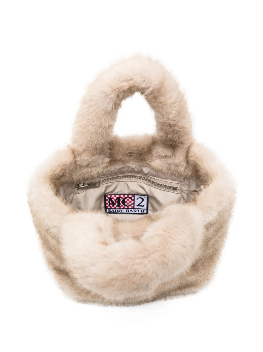 Mc2 Saint Barth Mini Vanity Tote Bag In Neutral