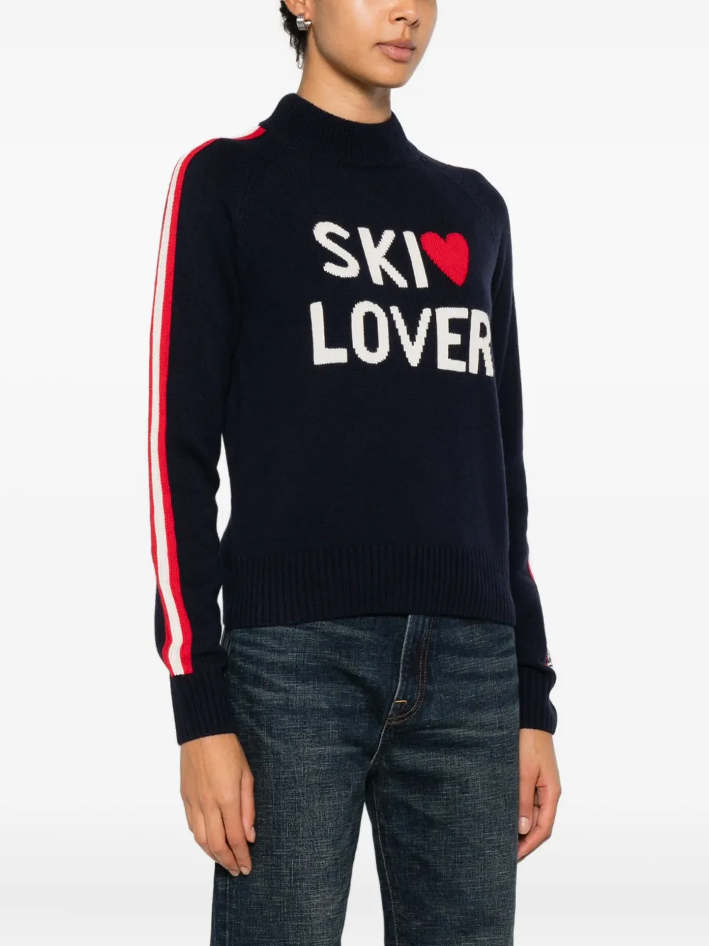 Mc2 Saint Barth Raglan-sleeves Sweater In Black