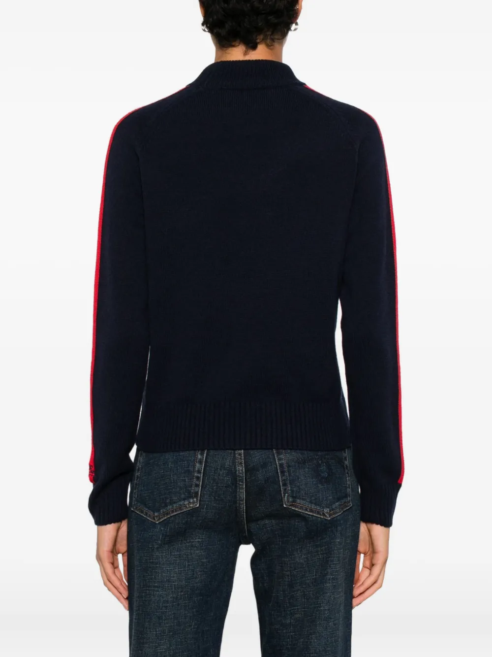 Mc2 Saint Barth Raglan-sleeves Sweater In Black