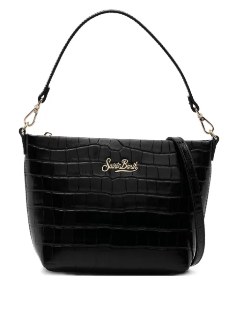 MC2 Saint Barth Aline croc-embossed logo tote bag