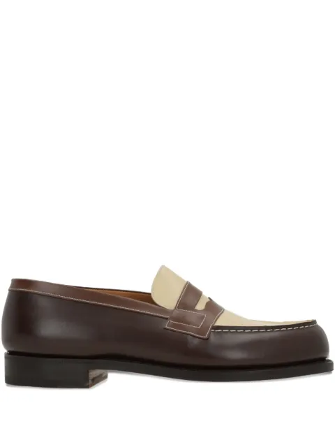 J.M. WESTON 180 panelled loafers