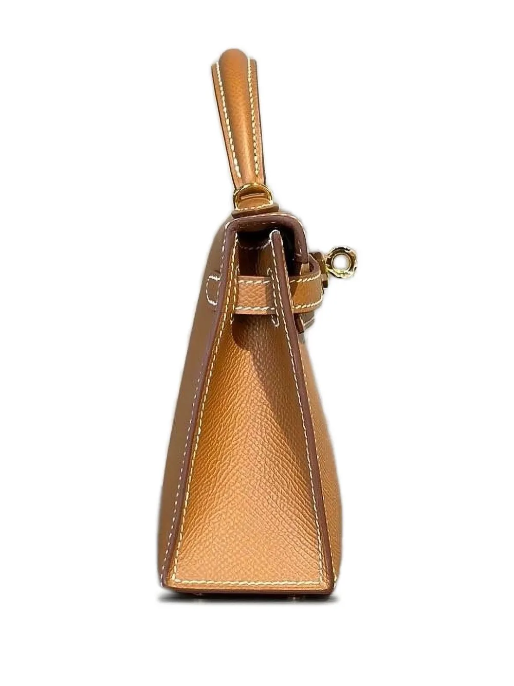 Pre-owned Hermes 2025 20 Kelly Tote Bag In Brown