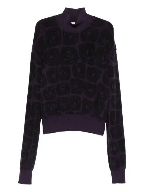 Alaïa Pre-Owned suéter con cuello vuelto 1990