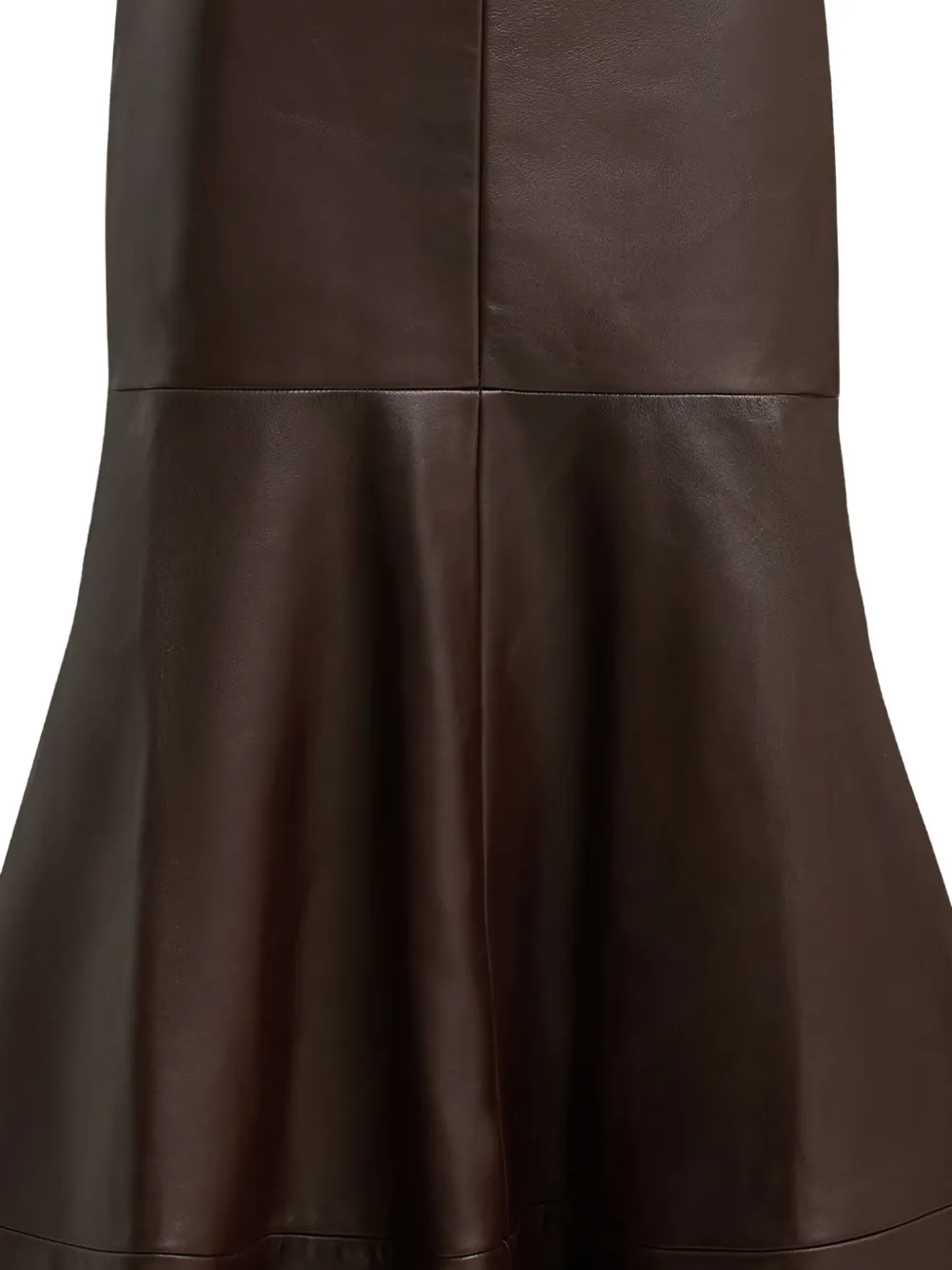 Brandon Maxwell Preston leather midi skirt | A-Line Skirts | Image 2