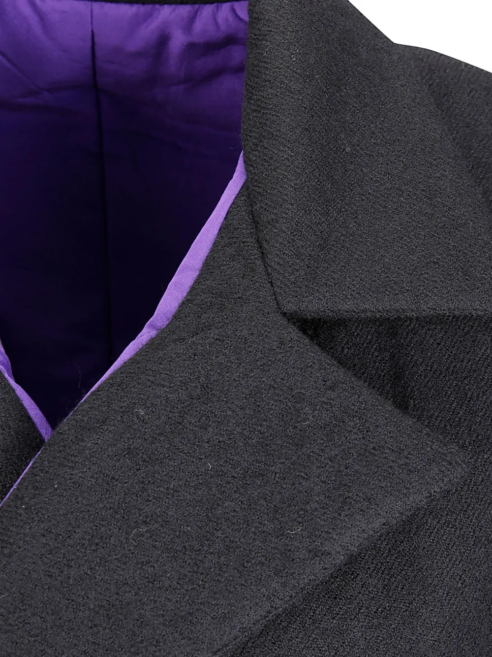 Yohji Yamamoto Jas met dubbele rij knopen Zwart