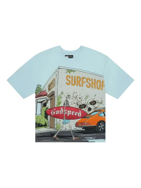 GODSPEED Surf Shop graphic T-shirt